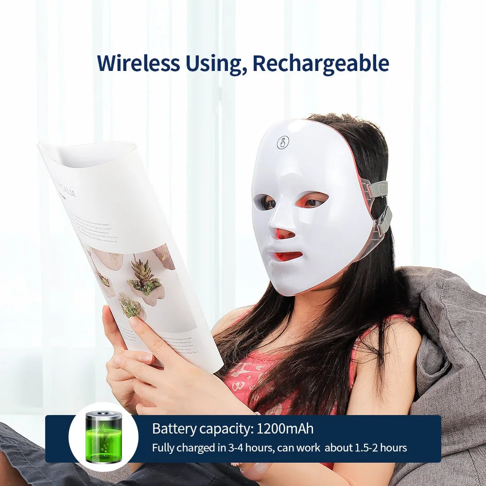 Wireless LED Face Mask