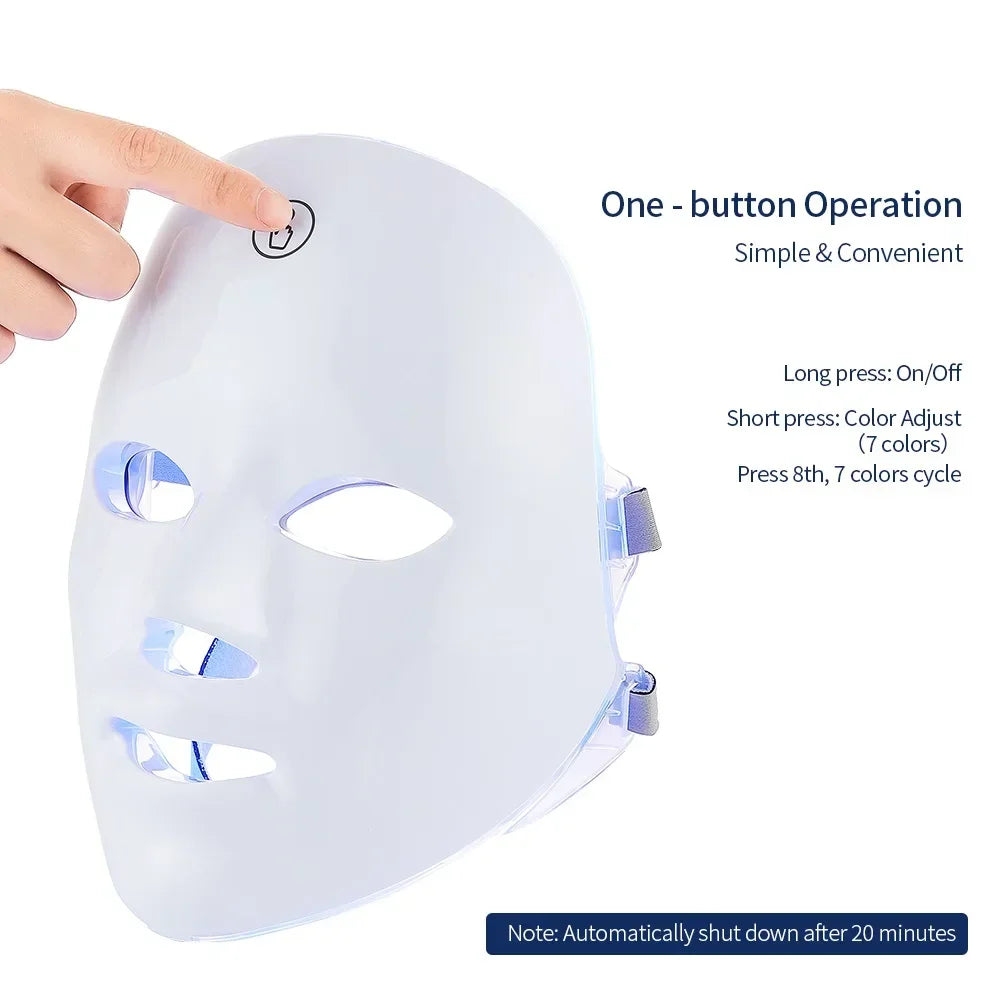 Wireless LED Face Mask