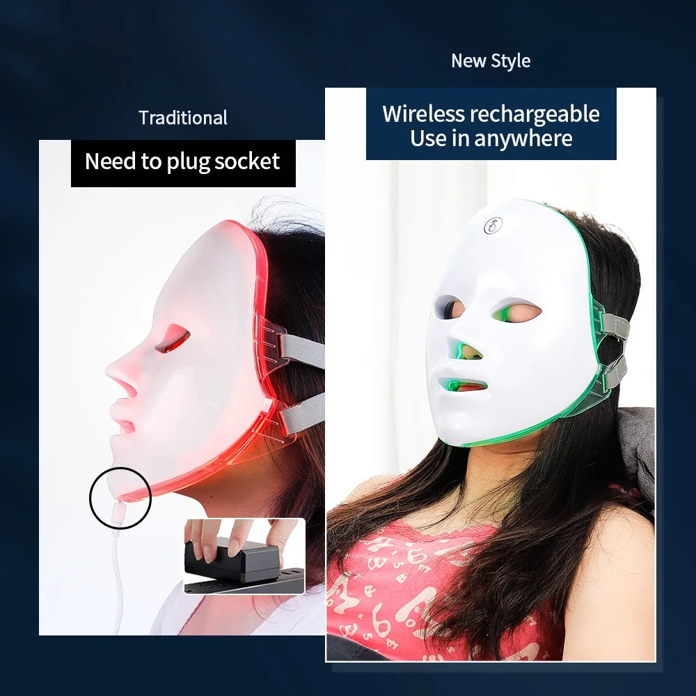 Wireless LED Face Mask